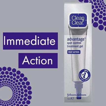 Gel Tratament Acnee, Clean & Clear Advantage, Acid Salicilic, 15ml