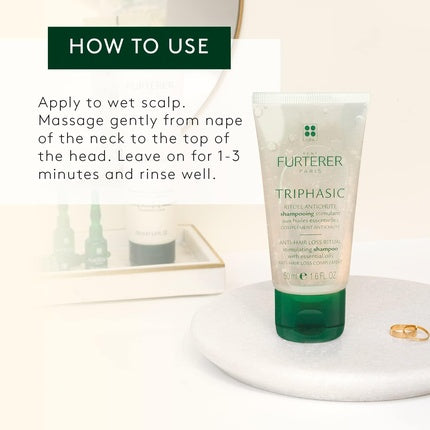 Șampon anti-cădere păr, Rene Furterer, Triphasic, 50ml