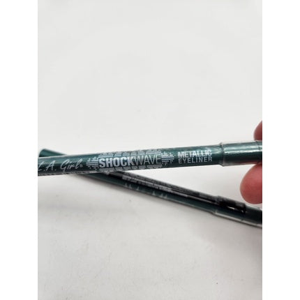 Eyeliner L.A. Girl Shockwave, verde, metalic