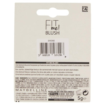 Pudră blush Maybelline New York Fit Me! 40 Peach 4.5g