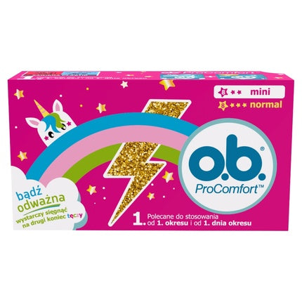 Tampoane O.B. ProComfort, Normal + Mini, 16 buc