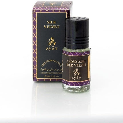 Set Parfum Concentrat, Ayat Perfumes, Silk Velvet, 3ml x 12 sticle, Culoare Violet
