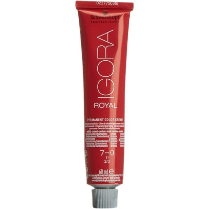 Culoare de păr Schwarzkopf IGORA ROYAL 7-0 Blond mediu 60ml