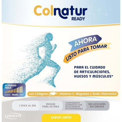 Colagen orodispersabil Colnatur Ready, lămâie, 30 x 3g
