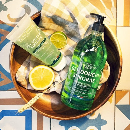 Gel de duș Beauterra Surgras 1L pentru piele sensibilă, aromă de verveină