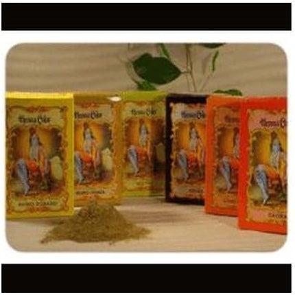 Vopsea păr, Henna Radhe Shyam, permanentă, 100g