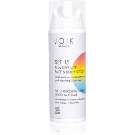 Loțiune Față și Corp Joik SPF 15, 150 ml, Alb