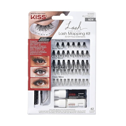 Adeziv gene false Kiss 3D Lash Kit, 20g, negru