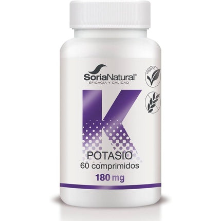 Supliment Potasiu, Soria Natural, eliberare susținută, 60 x 1400mg