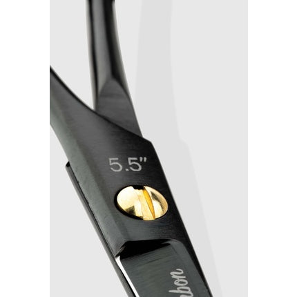 Xanitalia Pro Iwasaki Nara Carbon Hair Scissors, 5.5 Inch, Black