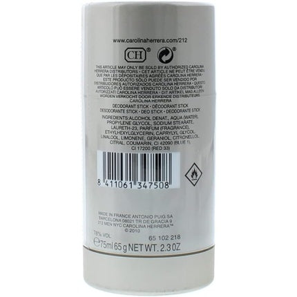 Deodorant Stick Carolina Herrera 212 Men 75ml
