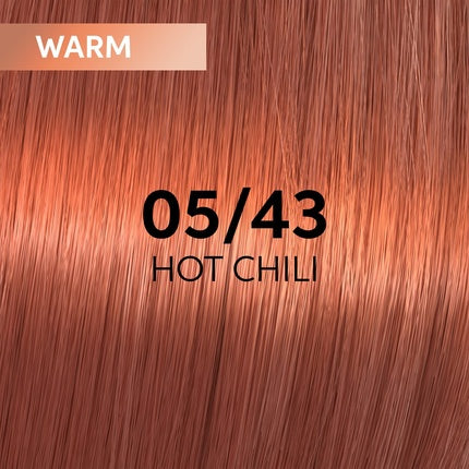 Vopsea de păr, Wella, Shinefinity, nuanța Chilli 05/43