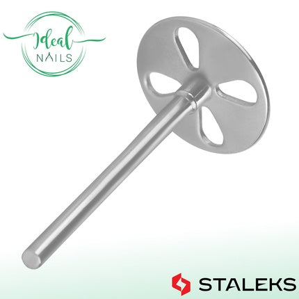 Disc pedichiură Staleks, inox, cu rezerve 180