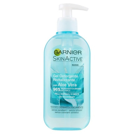 Gel de curățare, Garnier, Skinactive Revitalizing Aloe, 200ml