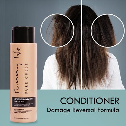 Condiționator Sunny Isle Pure Chebe Extreme Hydrating 12oz, formulă anti-fragmentare