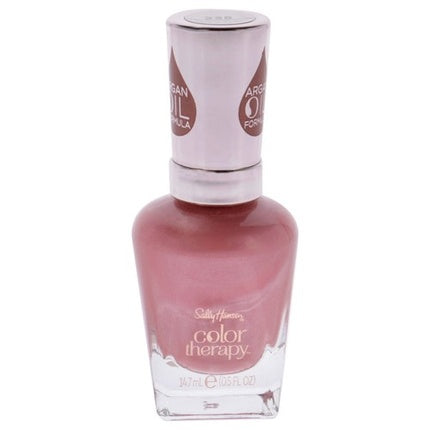 Lac de unghii Sally Hansen Color Therapy 235 Theratulip, culoare roz, capac argintiu