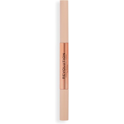 Creion Sprâncene Makeup Revolution, duo, bronde