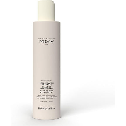 Șampon regenerator Previa Green Walnut Colour Shine, 250ml, ambalaj alb crem