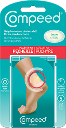Compeed Blister Plasters Medium - Tencuială anti-frecare, 5 buc