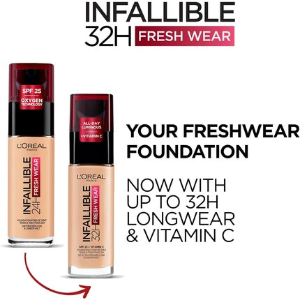 Fond de ten lichid, L'Oréal Paris Infallible, 320 Toffee, SPF 25