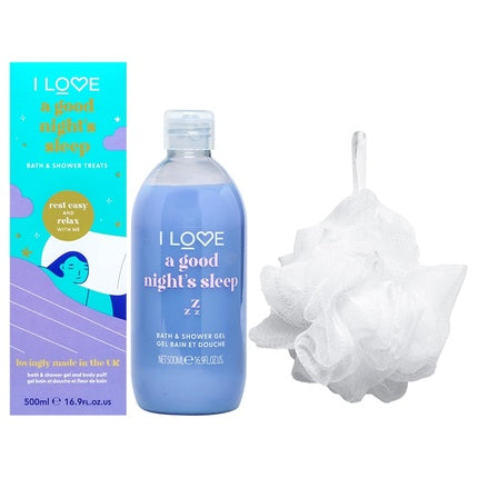 Gel de Duș I Love, Lavandă, Exfoliant