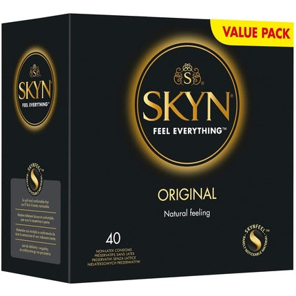 Prezervative Skyn Original ultra moi, 40 buc, negre
