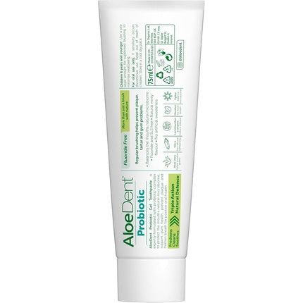 Pastă de Dinți Probiotic AloeDent Fără Fluor și SLS