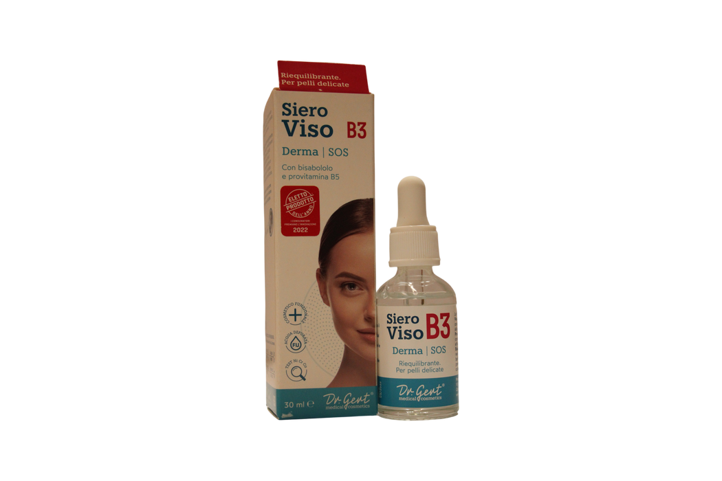 Serum facial Dr. Gert SOS Derma B3, pentru ten cu imperfecțiuni, regenerant, 30 ml