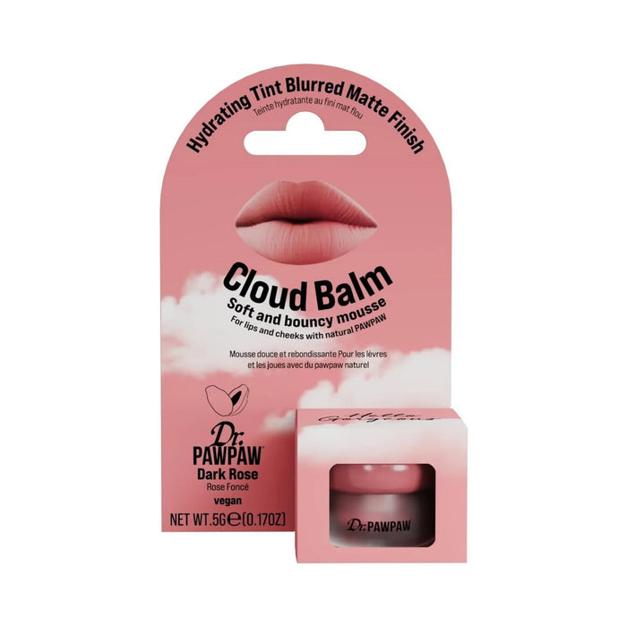 Fard cremă Dr. PawPaw Cloud Balm, matifiant și netezitor, nuanța Dark Rose, 5 g