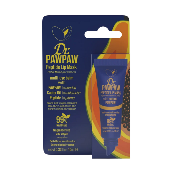 Mască de buze Dr. PawPaw Peptide Lip Mask, multifuncțională, hidratantă, 10 ml