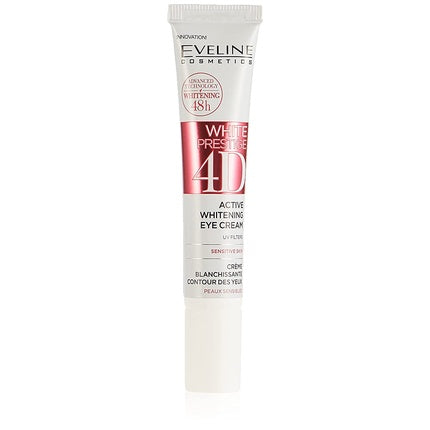 Cremă contur ochi, Eveline White Prestige 4D, albire, 20ml