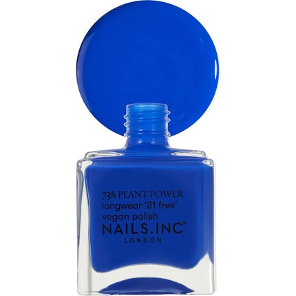 Lac de unghii Nails Inc. Inner Peace of Me, Cobalt Blue, 14 ml