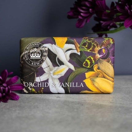 Săpun solid The English Soap Company, Kew Gardens, 220g, orhidee și vanilie