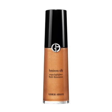 Highlighter lichid Giorgio Armani Luminous Silk Acqua 12 ml, culoare aurie