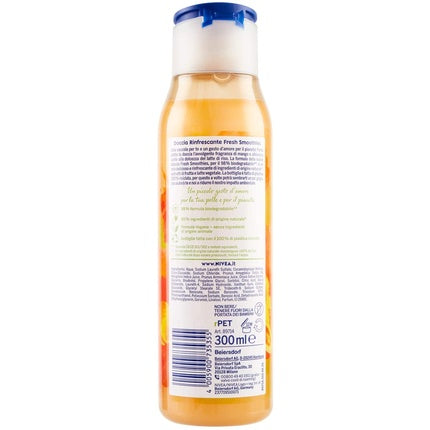 Gel de duș, Nivea, Fresh Smoothies, caise și mango, 300ml