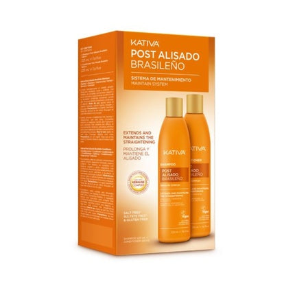 Set Șampon & Balsam, Kativa, Post Alisare Braziliană, 225 ml