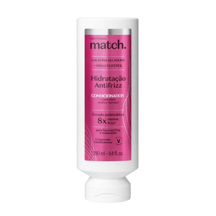 Condiționator O Boticario Match Hydration Antifrizz 280 ml