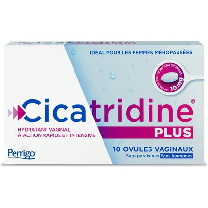 Supozitoare Vaginale Cicatridine Plus pentru Uscăciunea Vaginală, 10 bucăți