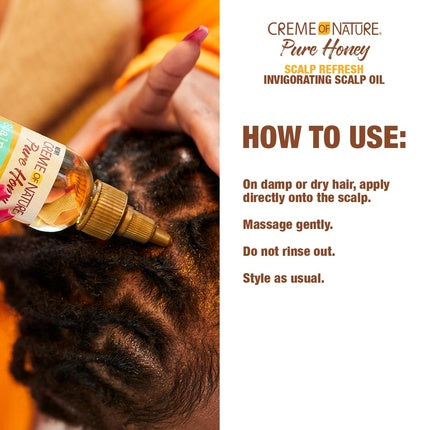 Ulei de păr Creme Of Nature Pure Honey, Invigorating, Scalp Refresh, 263 g