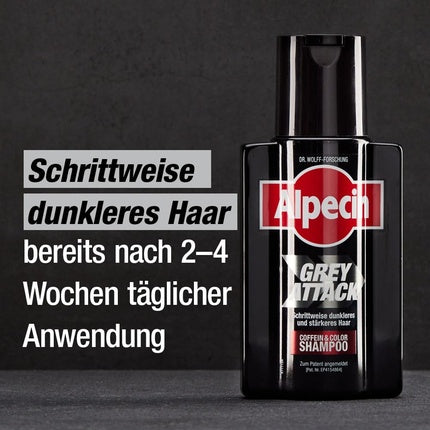 Șampon Alpecin Grey Attack, Caffeine & Color, 200ml