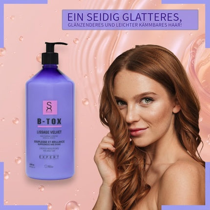 Ser Păr Sacha Juan B-Tox Lissage Velvet cu Ulei de Argan și Keratină, 200 ml