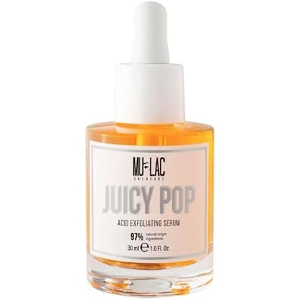Serum exfoliant Mulac Juicy Pop, acizi vegani, 30ml