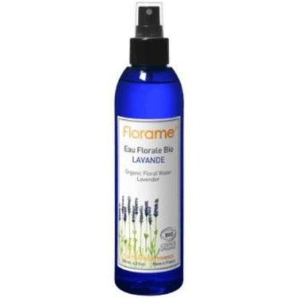 Spray facial Bio Lavandă Florame, 200 ml, sticlă albastră