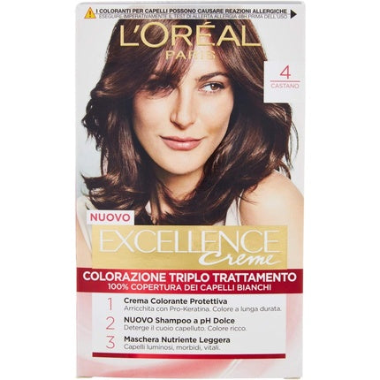 Cremă colorantă, L'Oréal, Excellence Brown