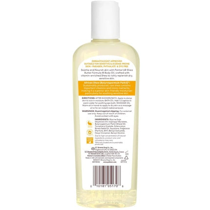 Ulei de corp Palmer's, Raw Shea, cu vitamina E, 240 g