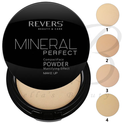 Pudră compactă, Revers, Mineral Perfect, bej