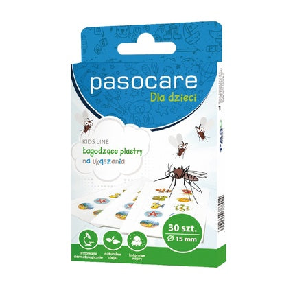 Plasturi pentru calmarea mușcăturilor, Pasocare, Kids Line, 30 bucăți