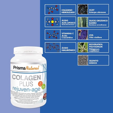 Supliment anti-îmbătrânire, Prisma Natural, Collagen, 300g