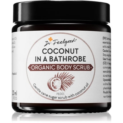 Exfoliant corp Dr Feelgood Organic Coconut Sugar Scrub 120 ml