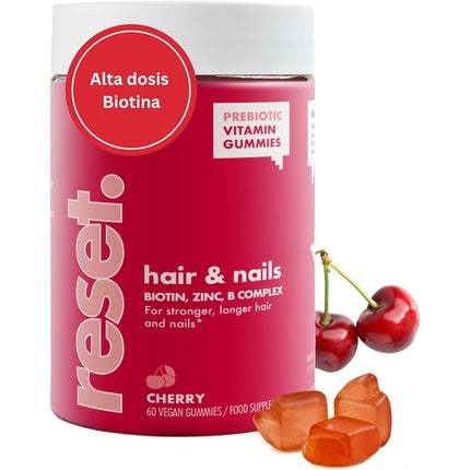 Gumă vitaminizantă Reset, biotină, aromă cireșe